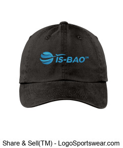 IS-BAO Womans Black Hat Design Zoom