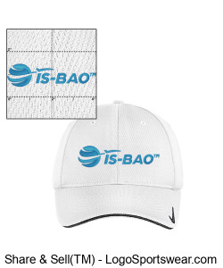 IS-BAO White Nike Hat Design Zoom