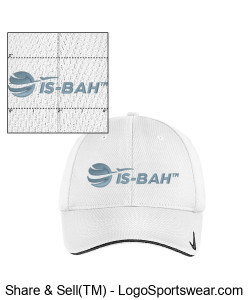 IS-BAH White Nike Hat Design Zoom